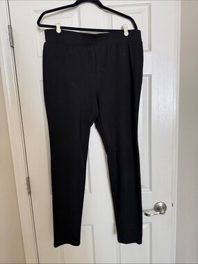 IMAN Black Skinny Ponte Pants